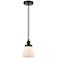 Cone 6" Oil Rubbed Bronze Mini Pendant w/ Matte White Shade