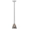 Cone 6" Polished Nickel Mini Pendant w/ Plated Smoke Shade