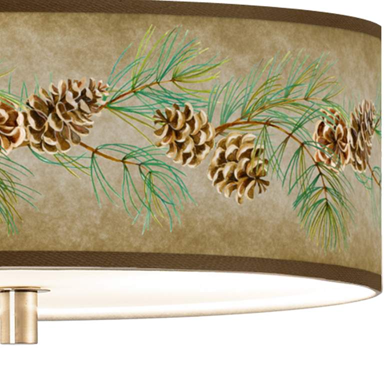 Image 2 Cone Branch Giclee 14" Wide Ceiling Light more views