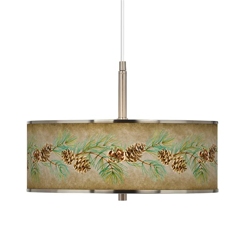 Image 1 Cone Branch Giclee Glow 16" Wide Pendant Light