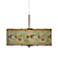 Cone Branch Giclee Glow 16" Wide Pendant Light