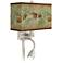 Cone Branch Giclee Glow LED Reading Light Plug-In Sconce
