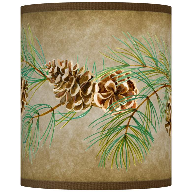 Image 1 Cone Branch Giclee Glow Rustic Lamp Shade 10x10x12 (Spider)