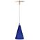 Cone Collection Blue Glass Tech Lighting MonoRail Pendant