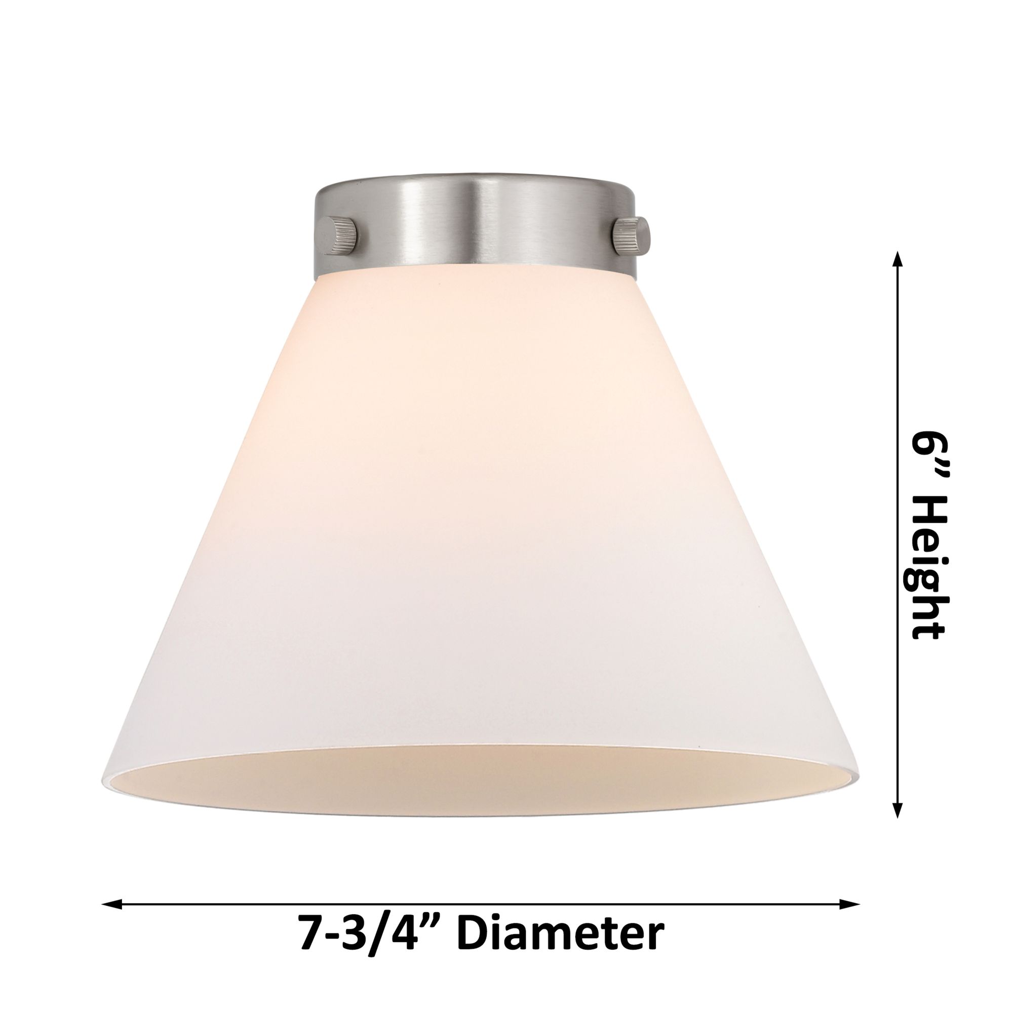 Cone Oil-Rubbed Bronze LED Wall Lamp with White Shade - Made to Order