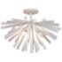 Confluence 20" Wide Piastra White 6-Light Ceiling Light