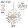 7_Confluence 20" Wide Piastra White 6-Light Ceiling Light more views