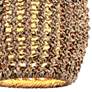 Conga 12" Wide Tidepool Bronze Mini Pendant with Rope Shade