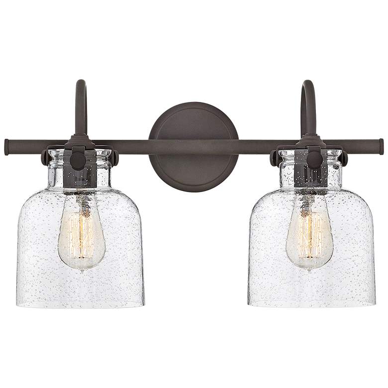 Image 2 Congress 11 1/4" High Oil Rubbed Bronze 2-Light Wall Sconce