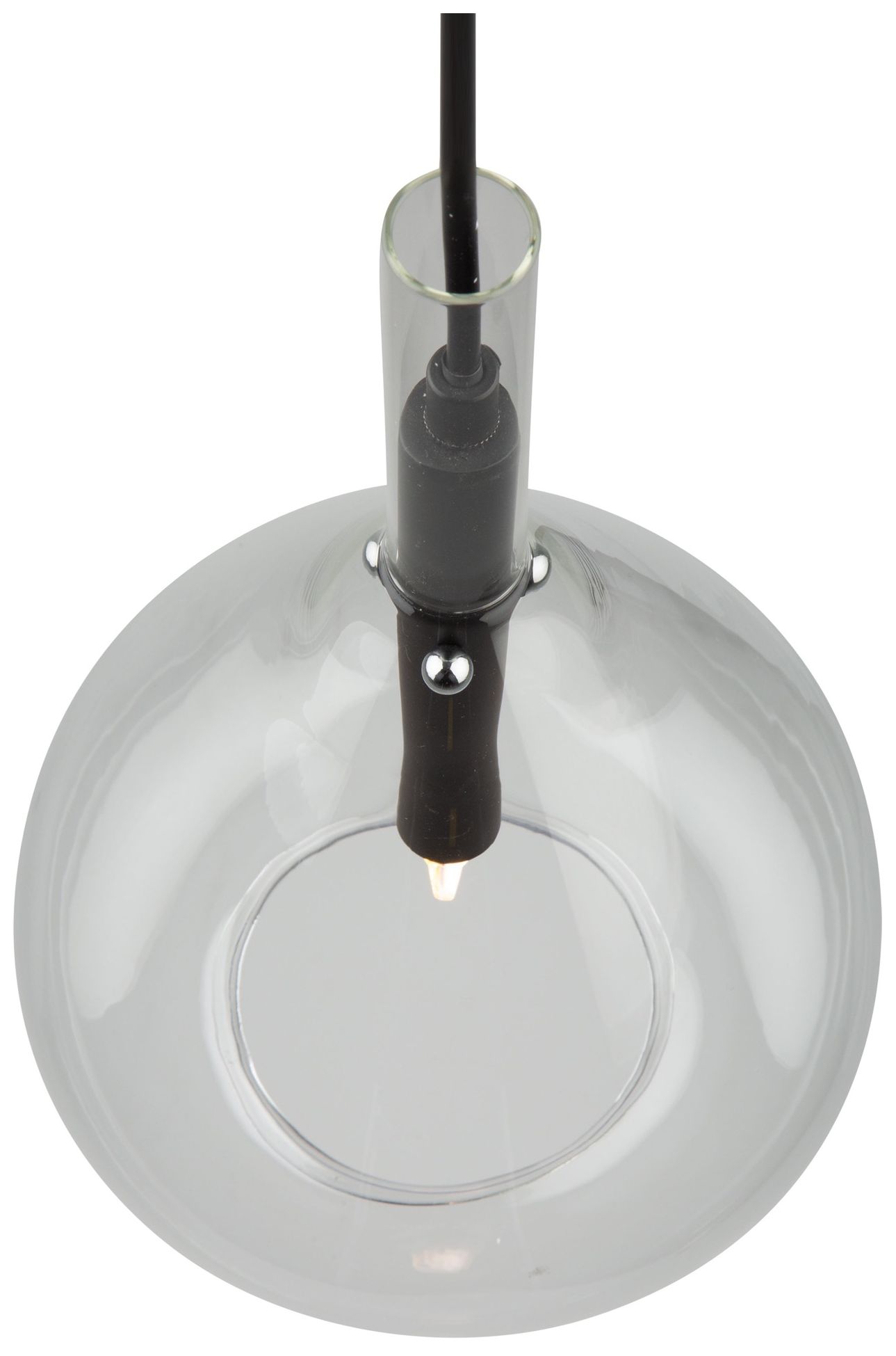 Conic 1 Light Pendant Black