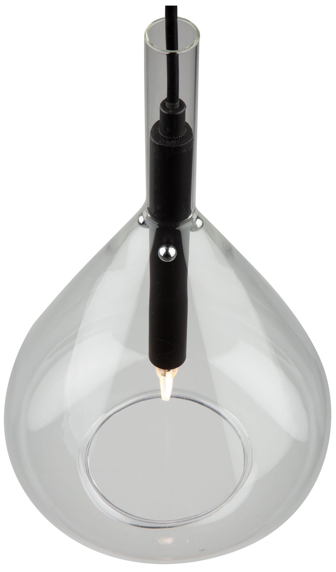 Conic 1 Light Pendant Black