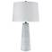 Conical 31.5" High Pale Blue Light Washed Table Lamp