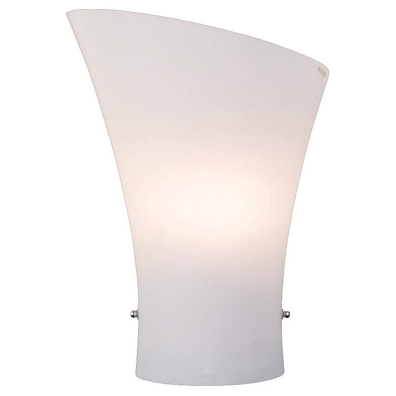 Image 2 Conico Collection 13 inch High Frost White Wall Sconce