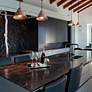 3_Conique 1-Light Mini Pendant in Dark Walnut more views