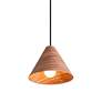 4_Conique 1-Light Mini Pendant in Dark Walnut more views
