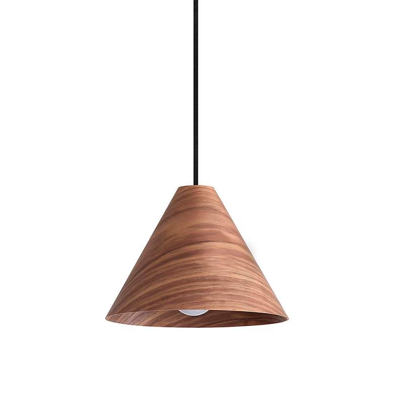 Image 5 Conique 1-Light Mini Pendant in Dark Walnut more views