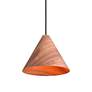 2_Conique 1-Light Pendant in Dark Walnut more views