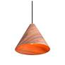 3_Conique 1-Light Pendant in Dark Walnut more views