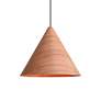 2_Conique 3-Light Pendant in Dark Walnut more views