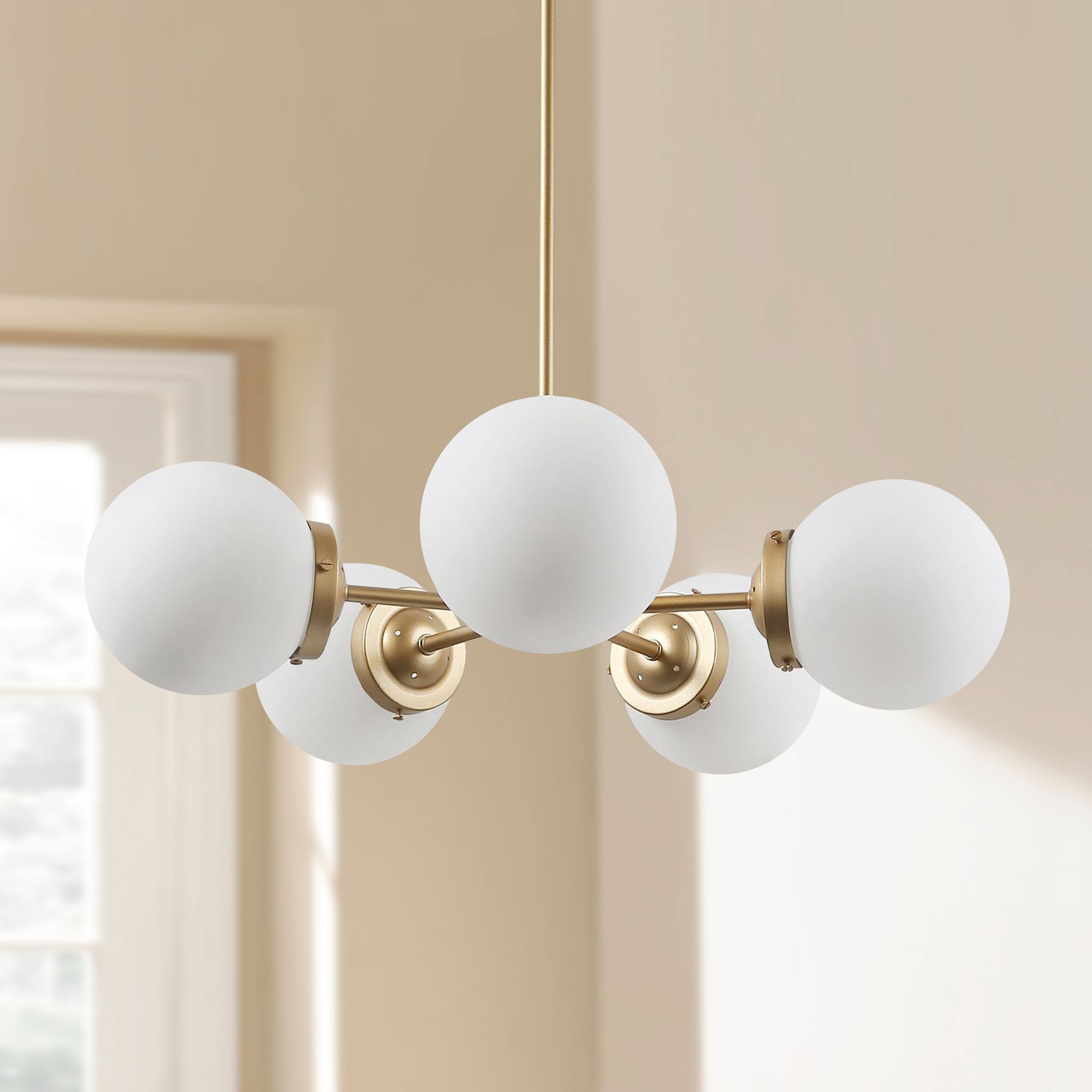 5 light sputnik chandelier