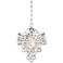 Conley 9 3/4" Wide Chrome and Clear Glass Mini Pendant