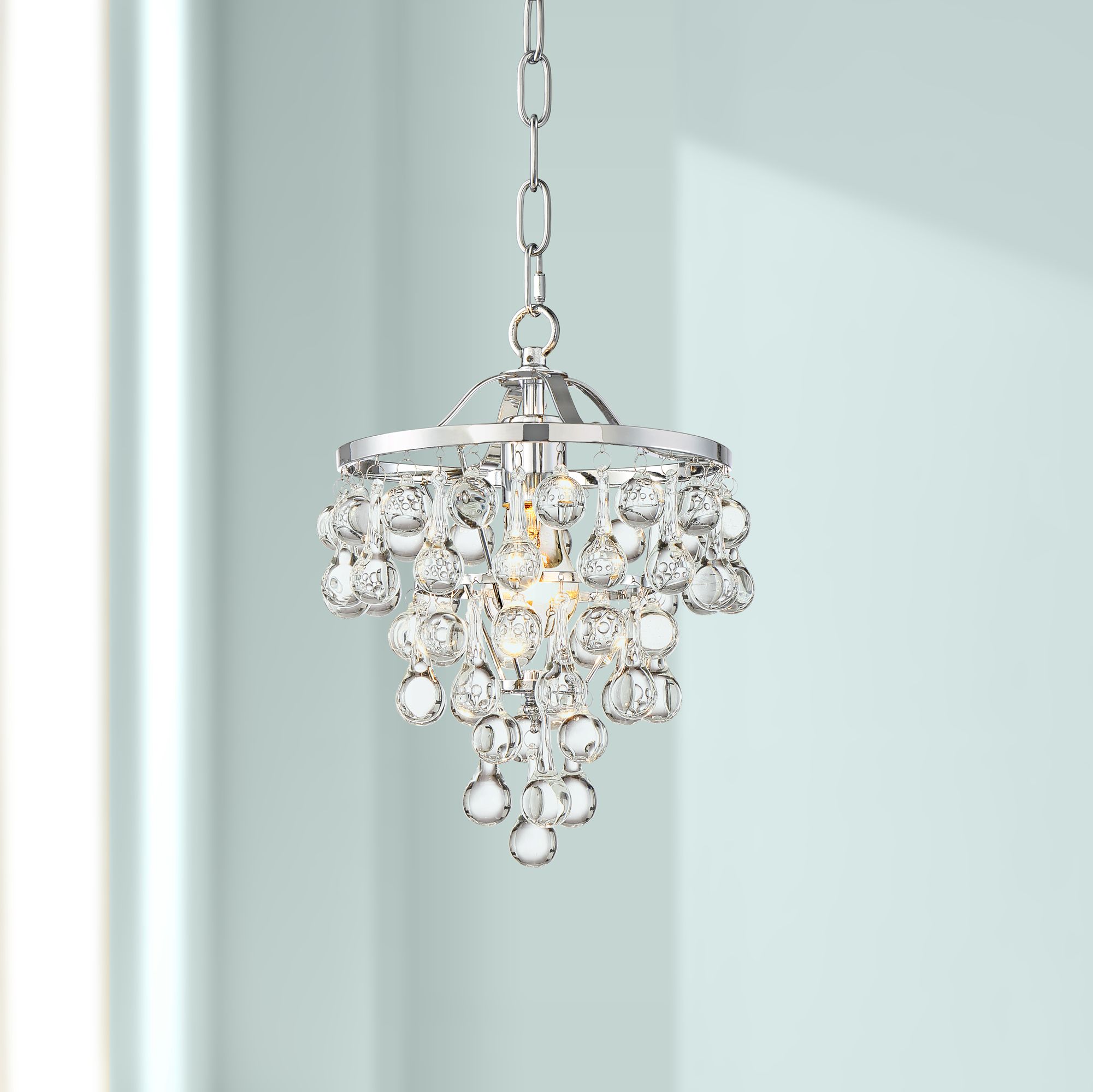 crystal pendant lights for bathroom