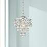 Conley 9 3/4" Wide Chrome and Clear Glass Mini Pendant