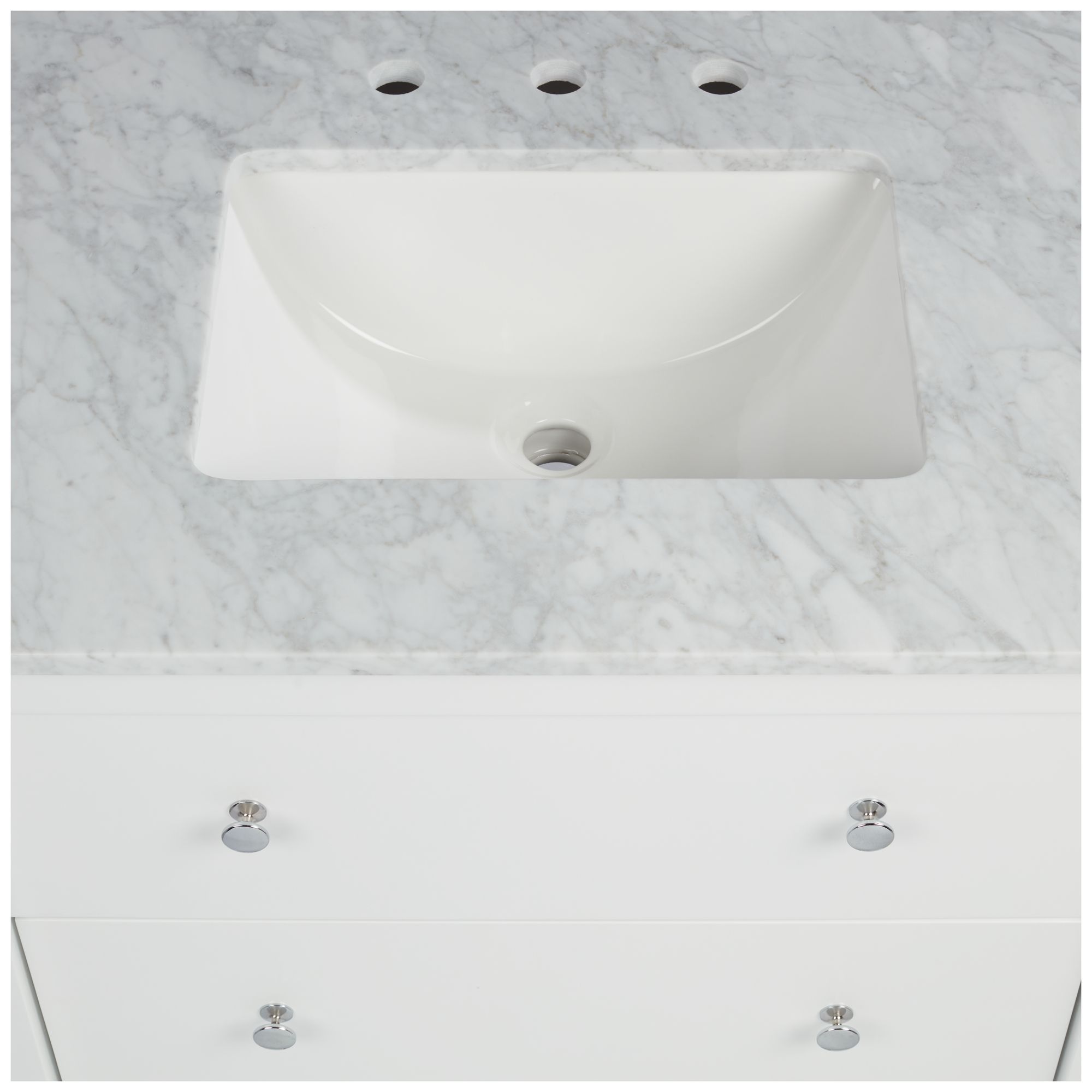 Thumbnail4 of Conna 30" Wide 2-Drawer White Single Sink Vanities Set of 2 more views