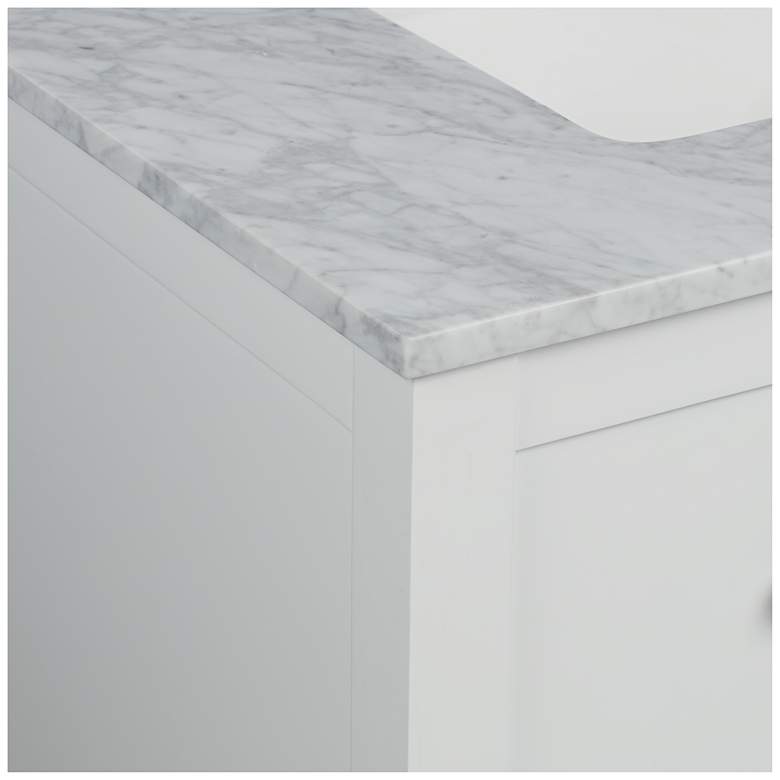 Image 3 Conna 30" Wide 2-Drawer White Single Sink Vanity more views