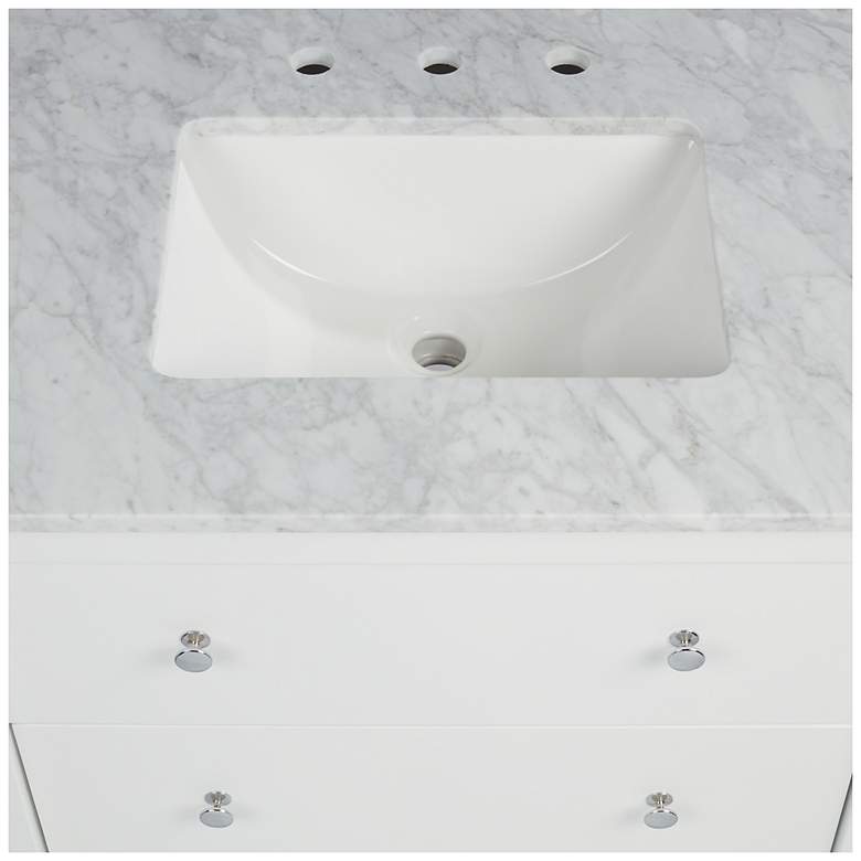 Image 4 Conna 30" Wide 2-Drawer White Single Sink Vanities Set of 2 more views