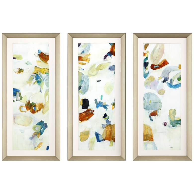 Image 3 Connectivity 43" High 3-Piece Giclee Framed Wall Art Set