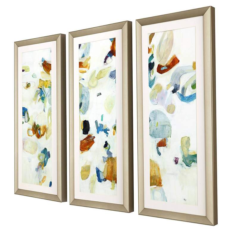 Image 5 Connectivity 43" High 3-Piece Giclee Framed Wall Art Set more views