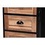Connell 31 1/2" Wide Brown Black 4-Drawer Sideboard Buffet