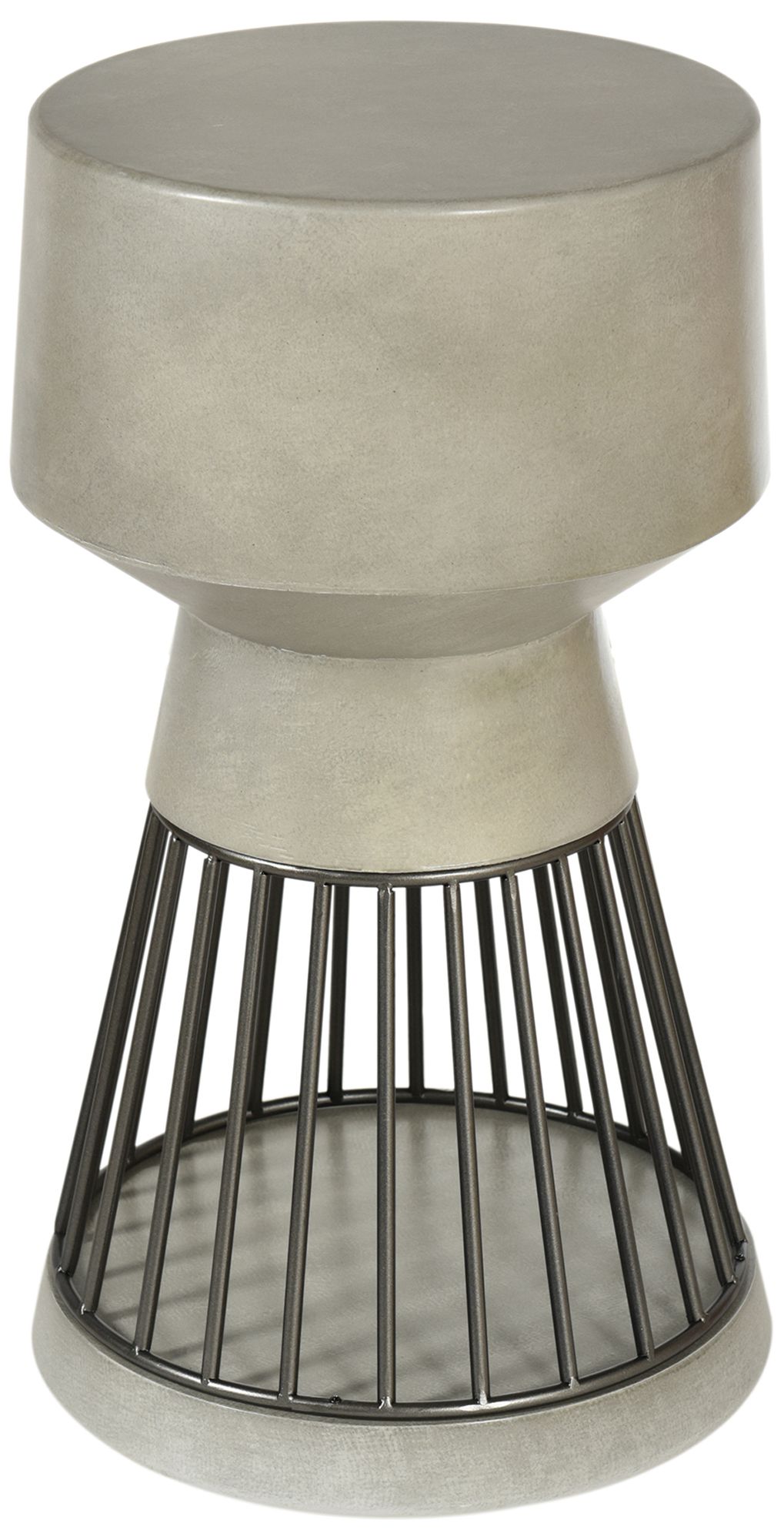 Image 2 Conner 14 x 27 Cement Gray Side Table