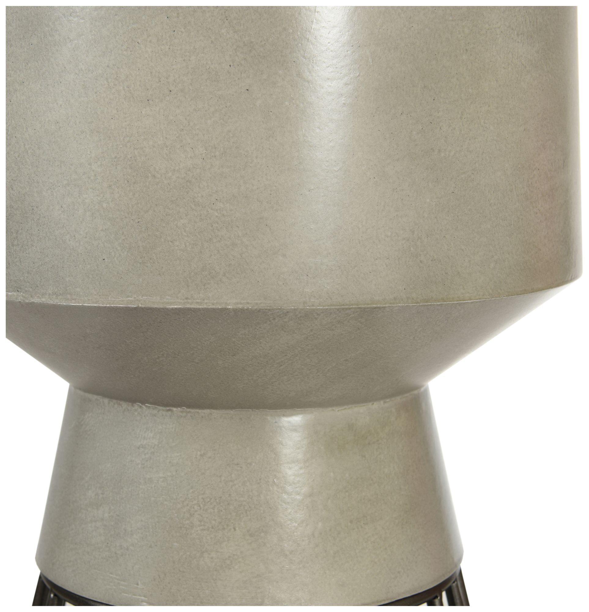 Image 5 Conner 14 x 27 Cement Gray Side Table more views