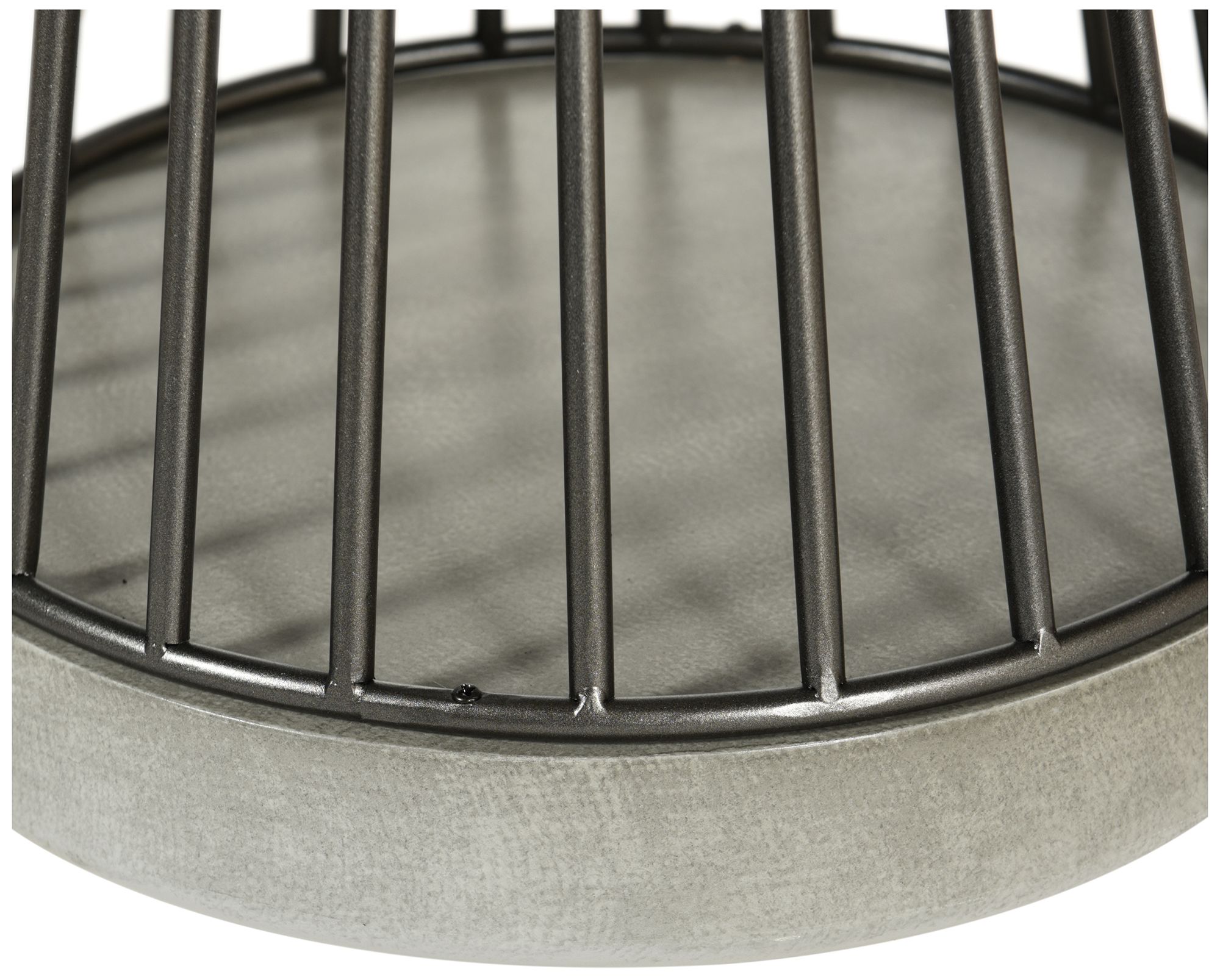 Image 6 Conner 14 x 27 Cement Gray Side Table more views