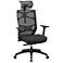 Connex Black Fabric Adjustable Office Chair