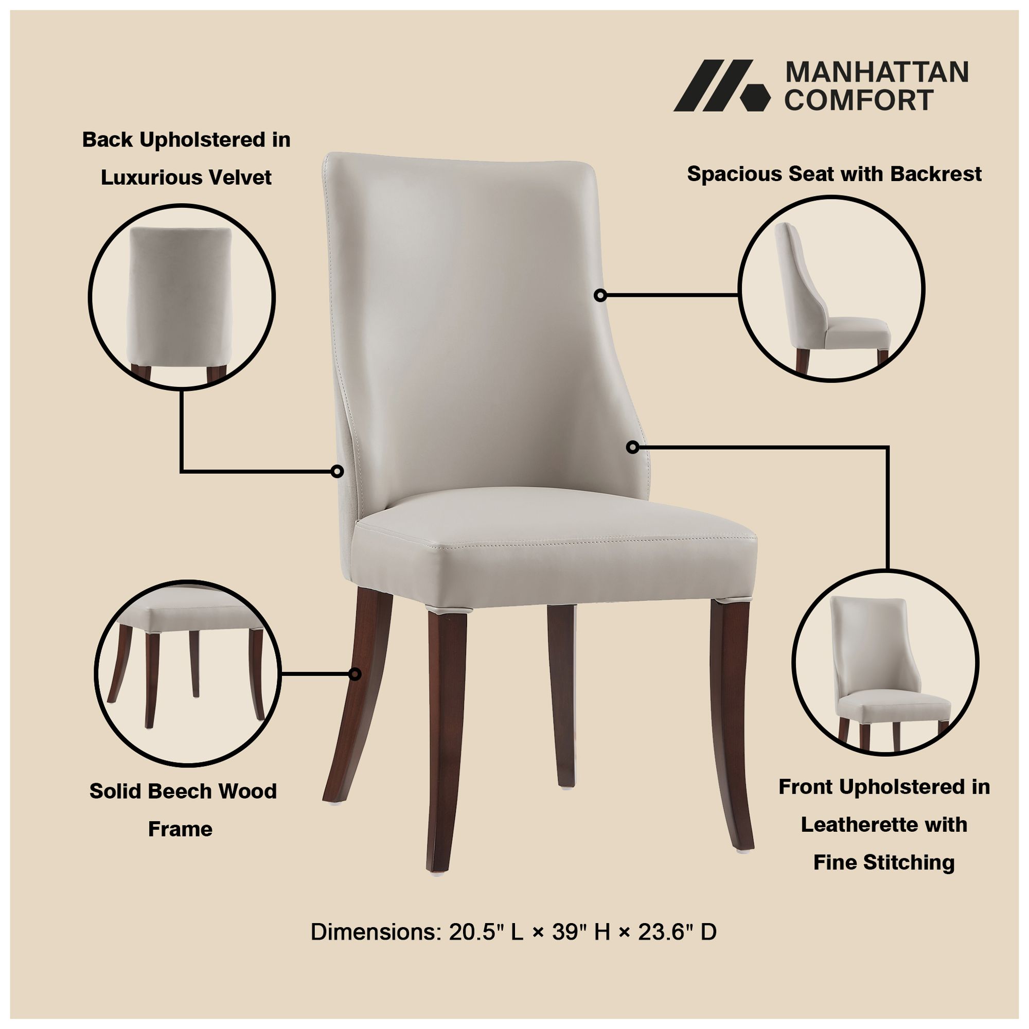 Image 5 Connie 8-Piece Dining Chair Set more views
