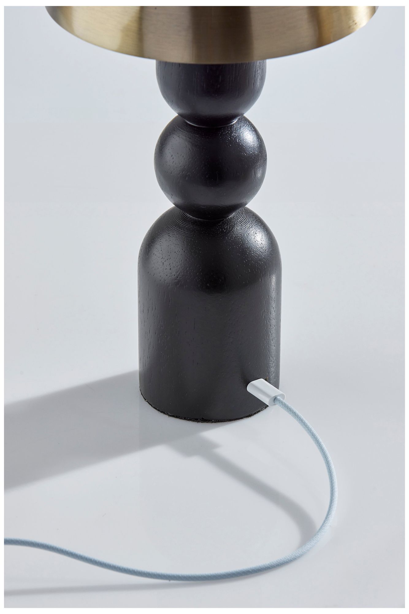 Connie LED Cordless Table Lamp- Black