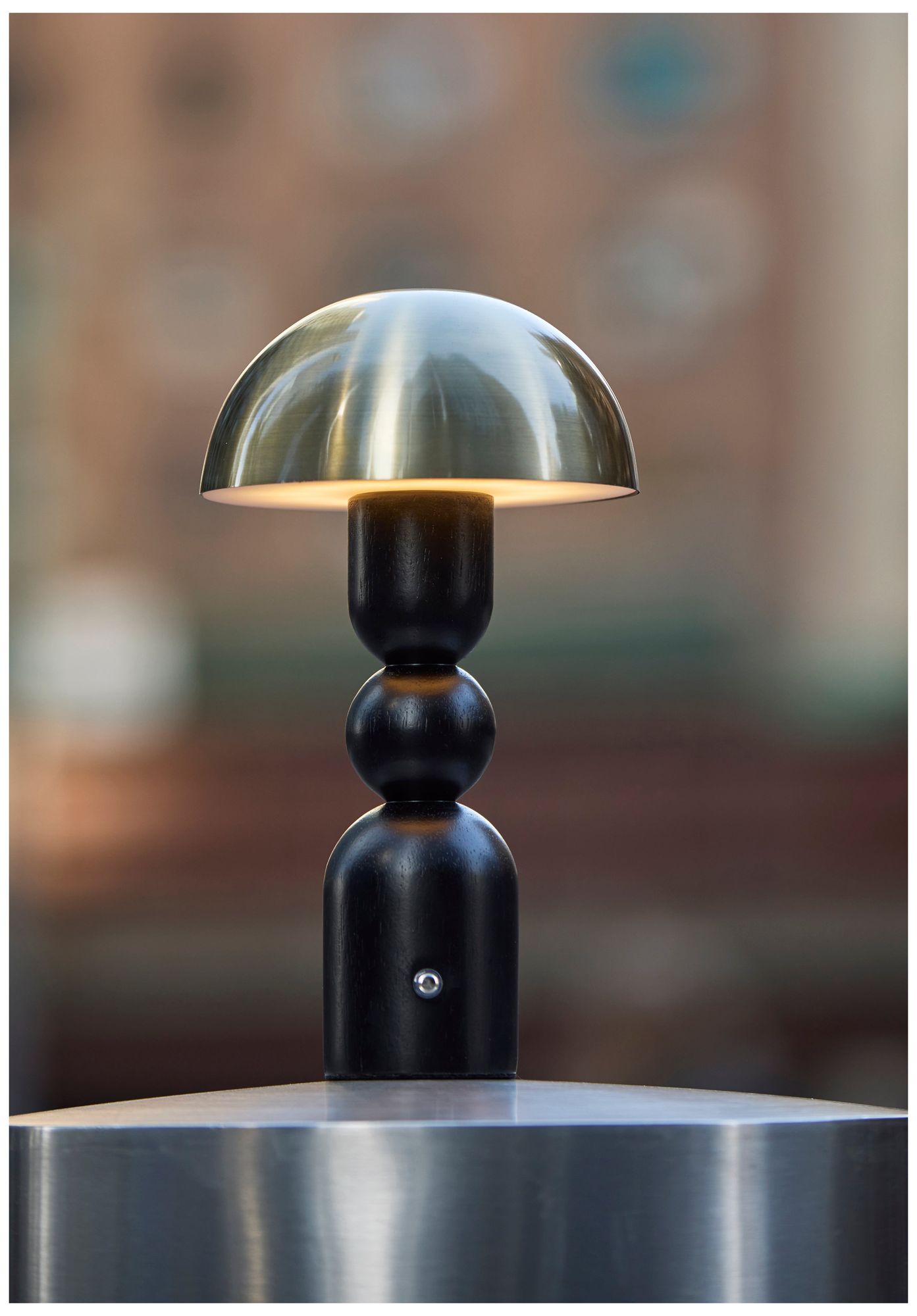 Connie LED Cordless Table Lamp- Black