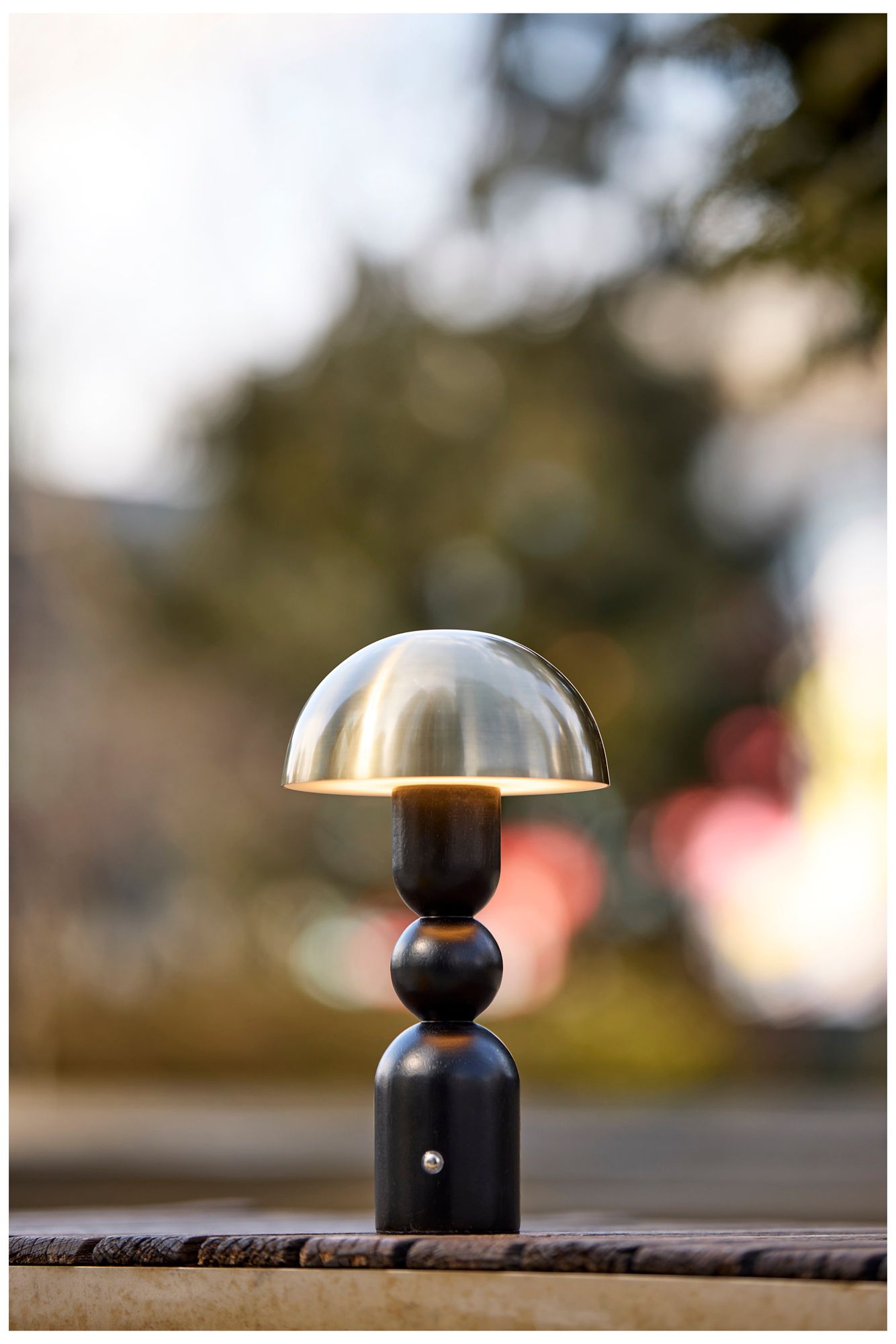 Connie LED Cordless Table Lamp- Black