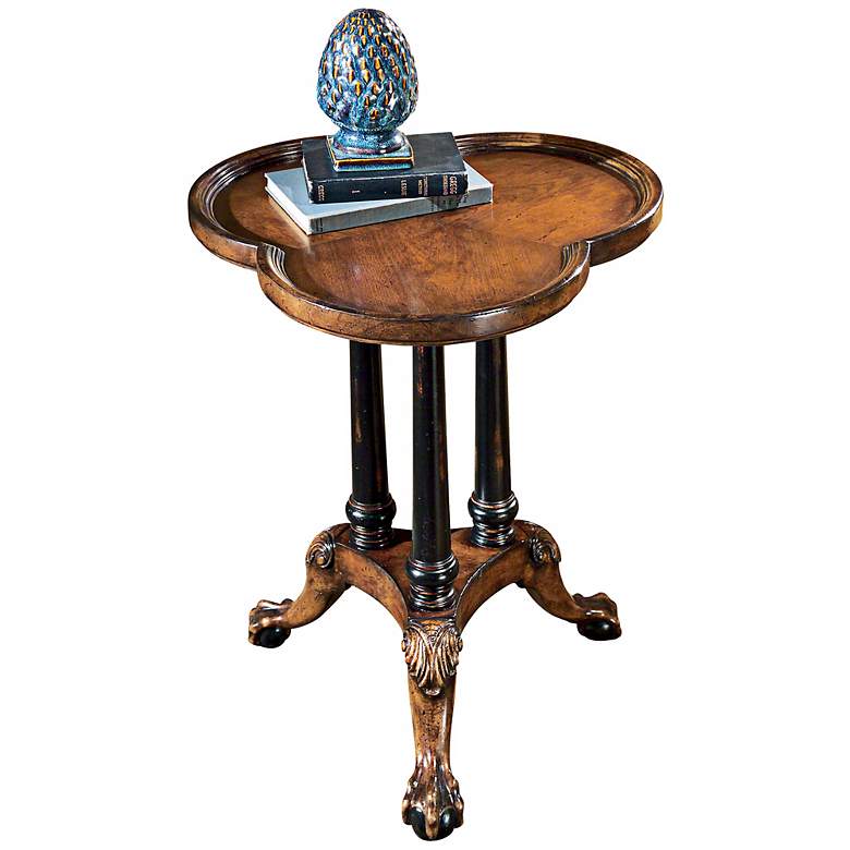 Image 1 Connoisseur&#39;s Clover Leaf Pedestal Table