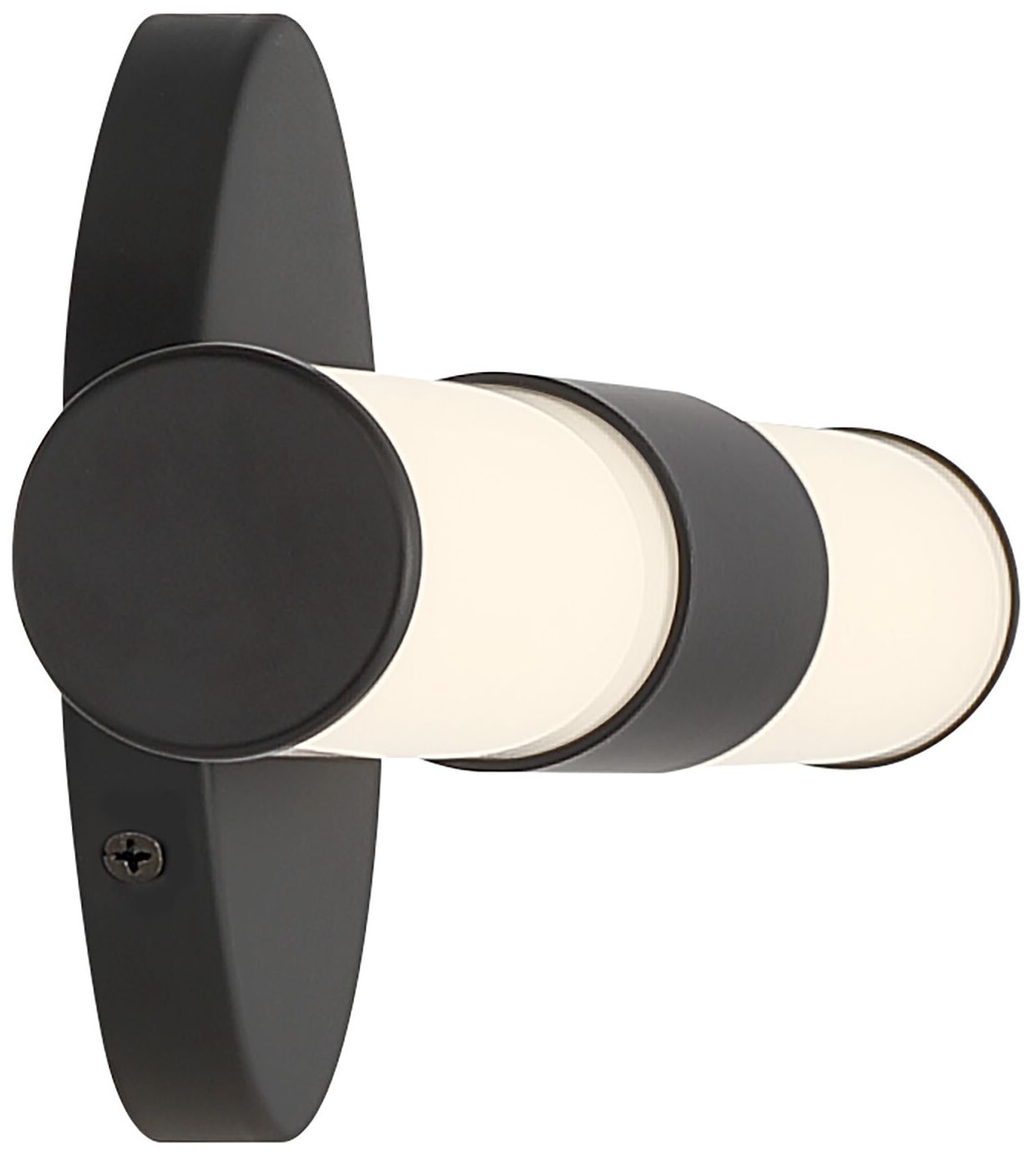 Image 5 Connor 18" Mini Tube LED Cylinder Vanity Light in Black more views