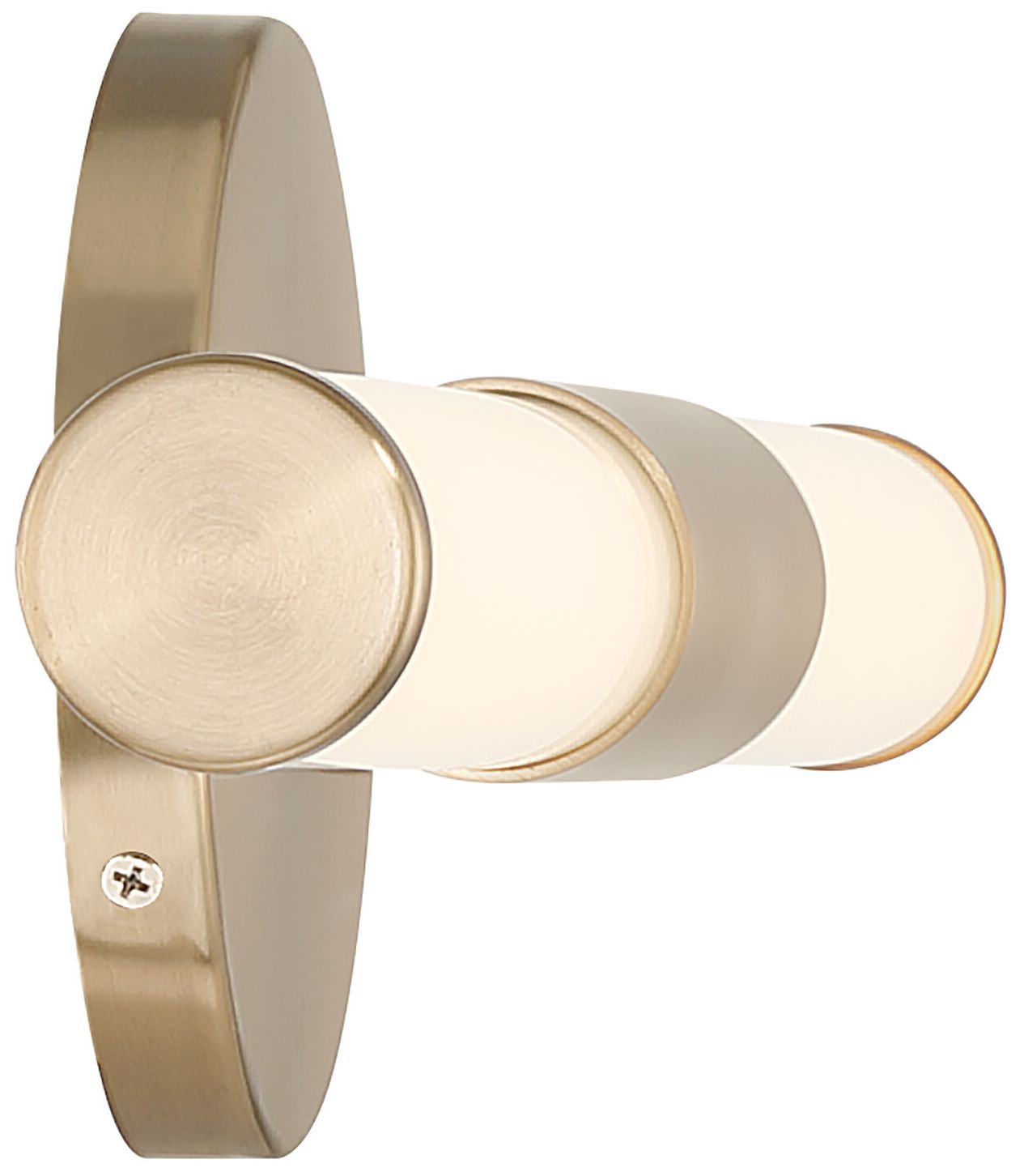 Image 5 Connor 18" Mini Tube LED Cylinder Vanity Light in Brass more views