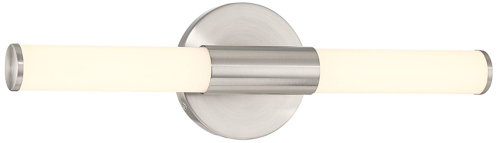 Image 3 Connor 18" Mini Tube LED Cylinder Vanity Light in Satin Nickel more views