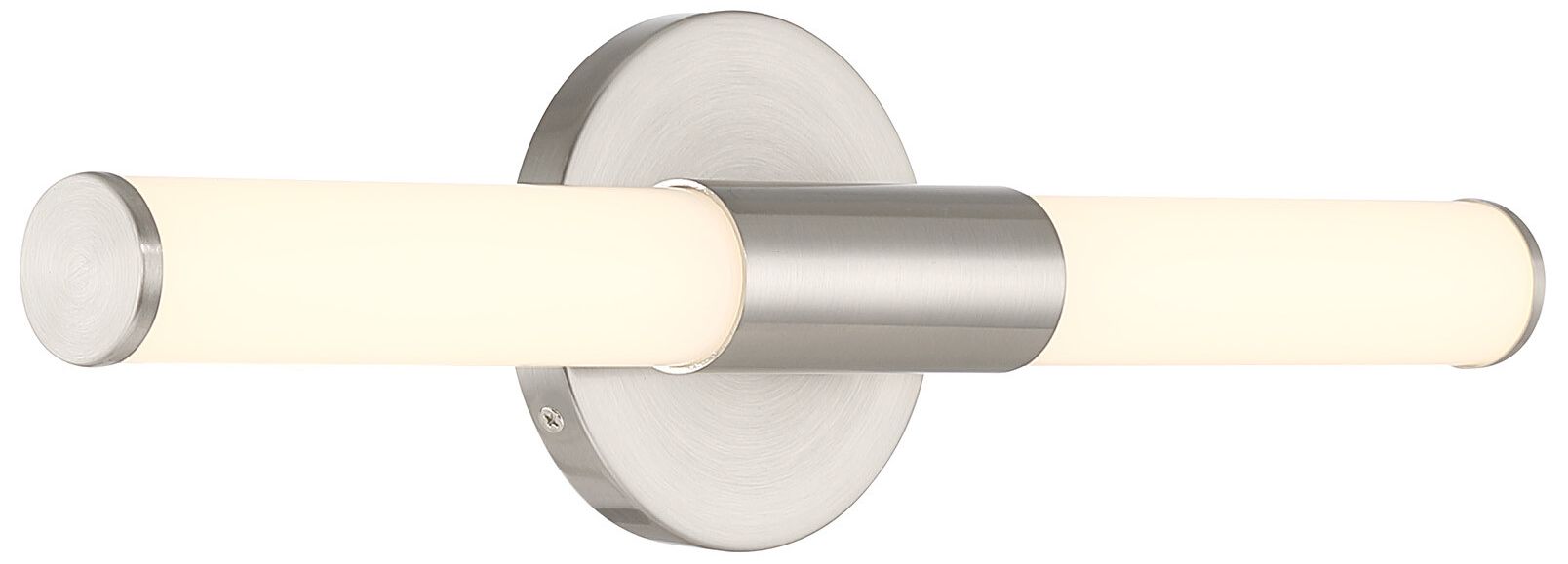Image 4 Connor 18" Mini Tube LED Cylinder Vanity Light in Satin Nickel more views