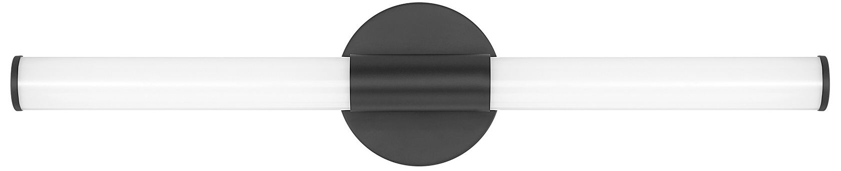 Image 2 Connor 24" Mini Tube LED Cylinder Vanity Light in Black more views