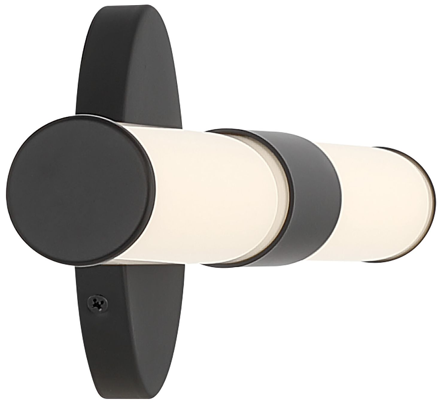 Image 5 Connor 24" Mini Tube LED Cylinder Vanity Light in Black more views