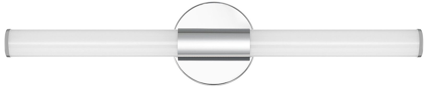 Image 2 Connor 24" Mini Tube LED Cylinder Vanity Light in Chrome more views