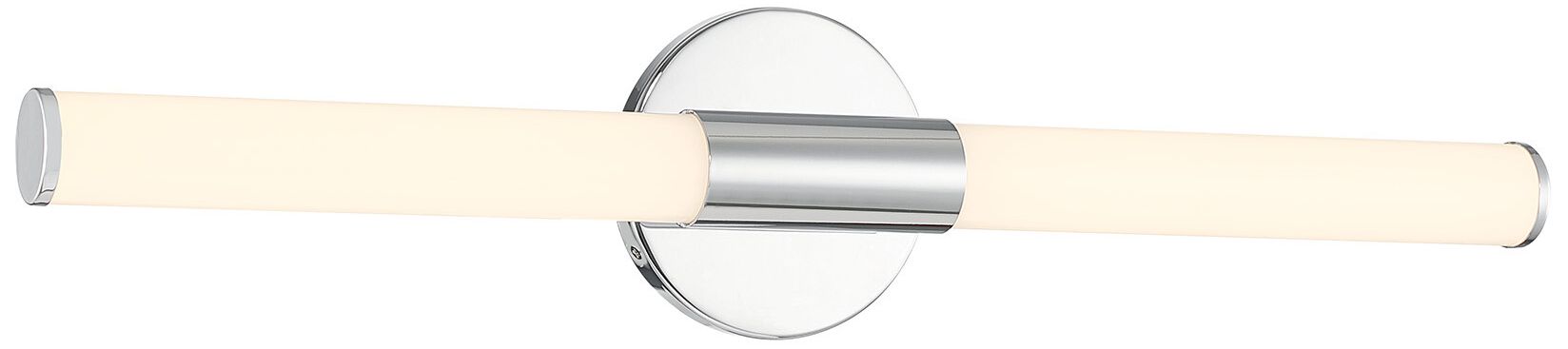 Image 3 Connor 24" Mini Tube LED Cylinder Vanity Light in Chrome more views